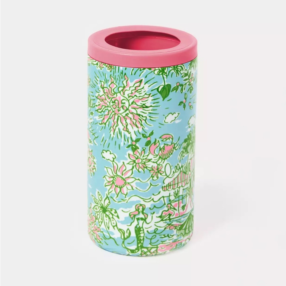 Lilly Pulitzer Insulated Slim Can Tumbler